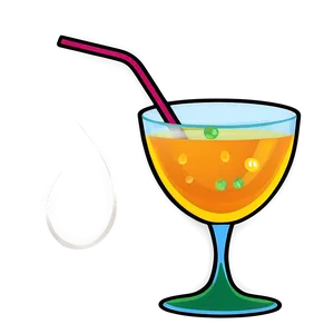 Cartoon Cocktail Glass PNG 26 PNG