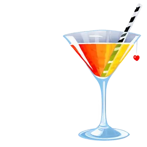 Cartoon Cocktail Glass PNG 95 PNG