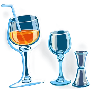 Cartoon Cocktail Glass PNG Udd PNG