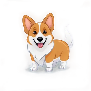 Cartoon Corgi PNG Gwg72 PNG