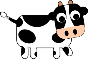 Cartoon Cow Illustration