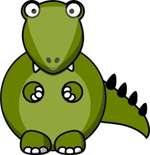 Cartoon Crocodile Illustration PNG image