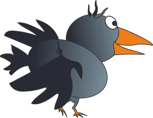 Cartoon Crow Profile