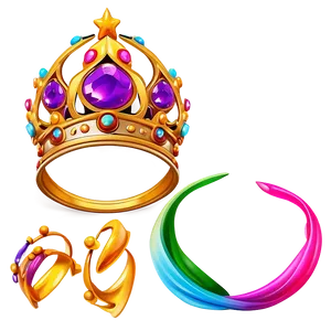 Cartoon Crown For Fairy PNG Iba
