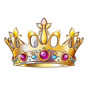 Cartoon Crown For Fairy PNG Jqu