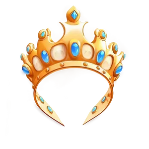 Cartoon Crown For Monarch PNG 40