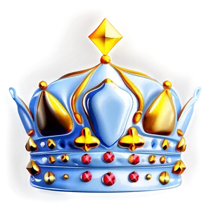 Cartoon Crown For Monarch PNG Dnd