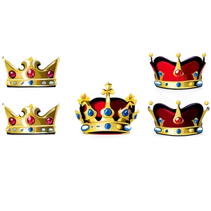 Cartoon Crown For Queen PNG 06132024