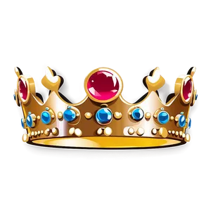 Cartoon Crown For Queen PNG Gab