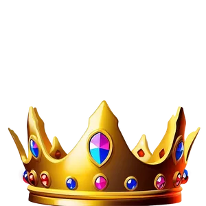 Cartoon Crown With Stars Png 06132024 PNG image