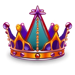 Cartoon Crown With Stars Png 73 PNG image