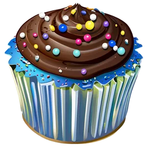 Cartoon Cupcake PNG Hqy