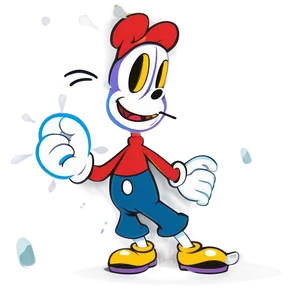 Cartoon Cuphead Action Png Ysw16 PNG image