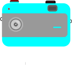 Cartoon Digital Camera Vector PNG image