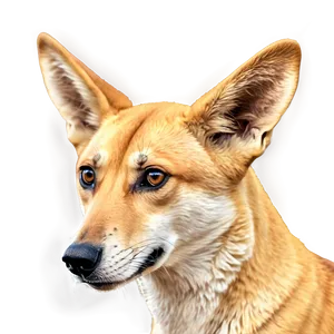 Cartoon Dingo Character PNG 06202024 PNG