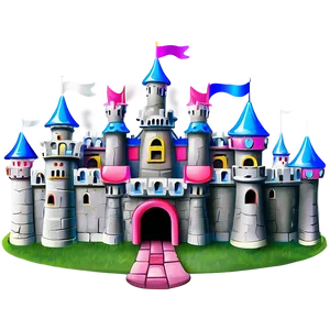 Cartoon Disney Castle Design Png 05242024 PNG image