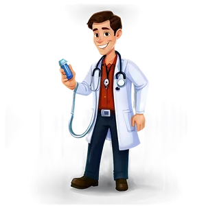 Cartoon Doctor And Health Icons PNG 06212024 PNG