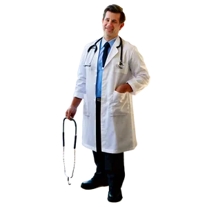 Cartoon Doctor And Stethoscope PNG Ybo PNG