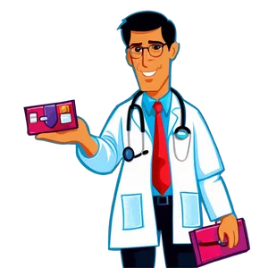 Cartoon Doctor Character Png Yds PNG image