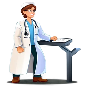 Cartoon Doctor In Action PNG 18 PNG