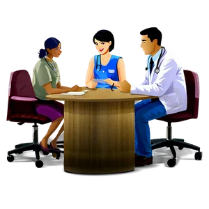 Cartoon Doctor In Conference PNG 06262024 PNG