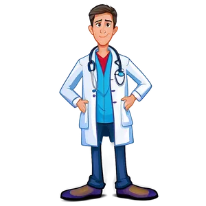 Cartoon Doctor In Hospital PNG Mqm27 PNG