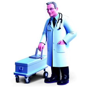 Cartoon Doctor Providing Care PNG Ecf3 PNG