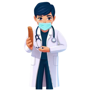 Cartoon Doctor With Bandage PNG 66 PNG