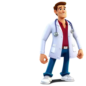 Cartoon Doctor With Heart PNG 06262024 PNG
