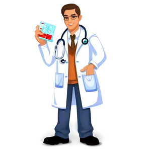 Cartoon Doctor With Medicine PNG 43 PNG