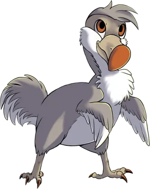 Cartoon Dodo Bird Illustration PNG image