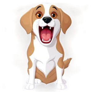 Cartoon Dog Barking Png 06272024 PNG image