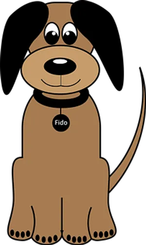Cartoon Dog Named Fido