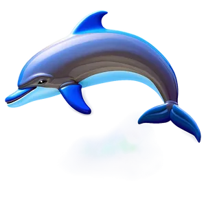 Cartoon Dolphin In Sunlight Png Phf PNG image