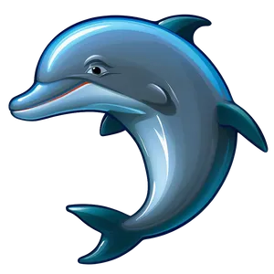 Cartoon Dolphin Png Dcs6 PNG image