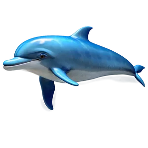 Cartoon Dolphin With Shell Png 06272024 PNG image