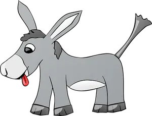 Cartoon Donkey Graphic PNG image