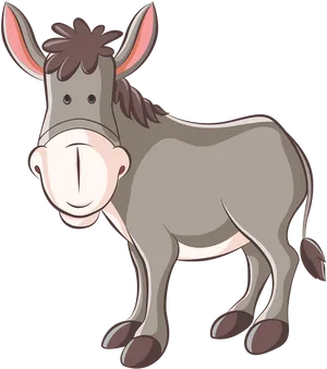 Cartoon Donkey Illustration.png