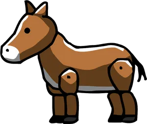 Cartoon Donkey Illustration.png