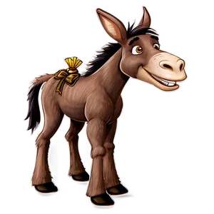 Cartoon Donkey PNG Rkl