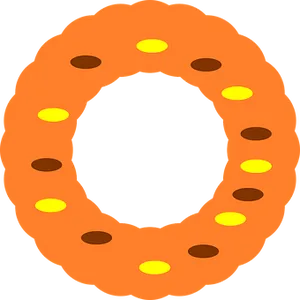 Cartoon Donut Illustration PNG image