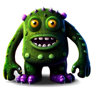 Cartoon Doodle Monster PNG Pht