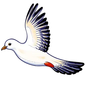Cartoon Dove PNG Xra