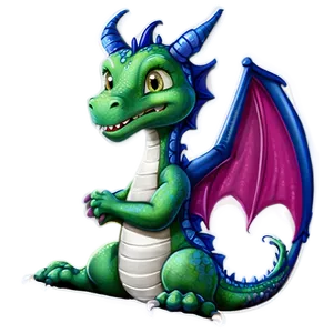 Cartoon Dragons PNG 05062024