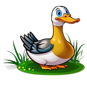 Cartoon Duck PNG 05032024
