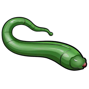 Cartoon Earthworm Clipart Png 06212024 PNG image