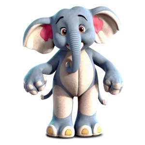 Cartoon Elephant Character Png Oiy PNG image