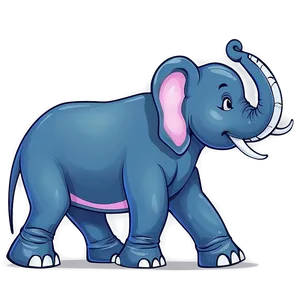 Cartoon Elephant Clipart Png 06272024 PNG image