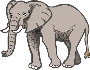 Cartoon Elephant Illustration
