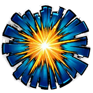 Cartoon Explosion Shockwave PNG Bua PNG